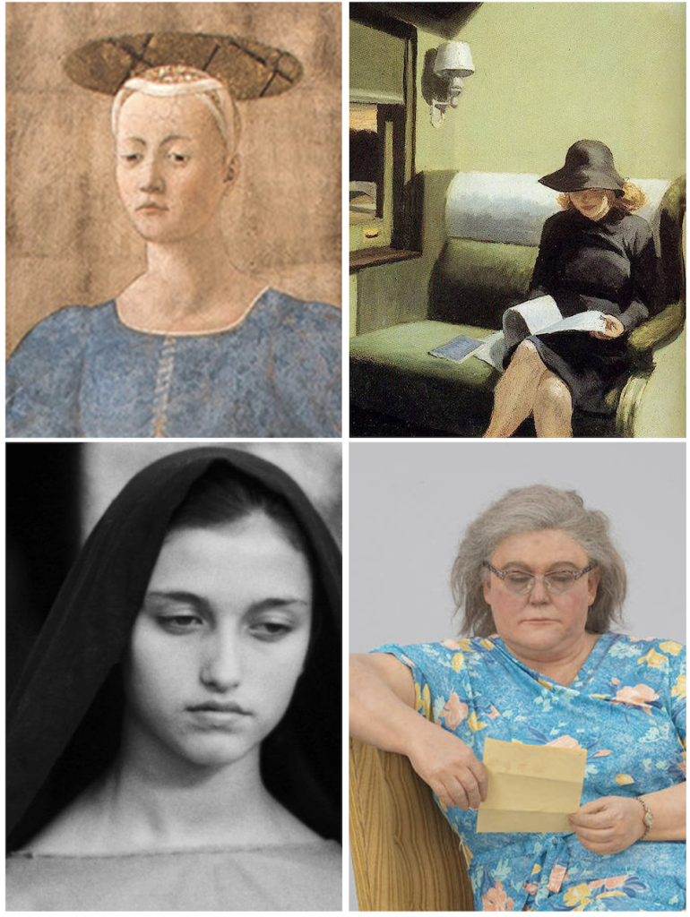 LA GRAMMATICA DEL LINGUAGGIO VISIVO. 1. Dissertazione sul tempo: da Piero della Francesca alle sculture iperrealiste